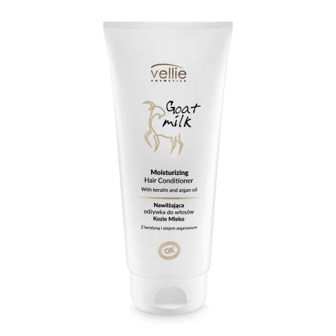 VELLIE Balzám na vlasy z kozího mléka 200ml