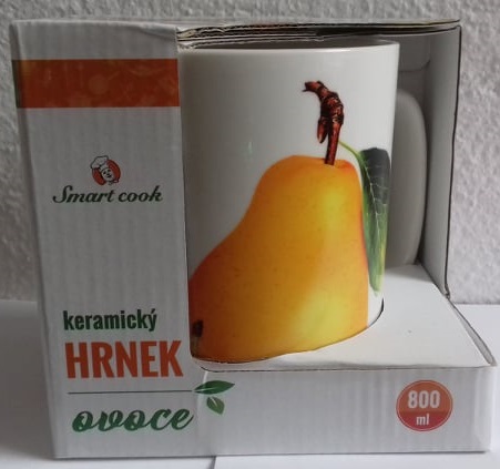 Keramický hrnek Hruška, 800 ml