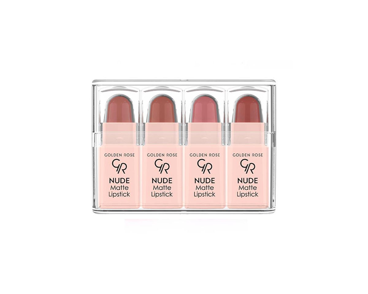 Mini Nude Matte Lipstick - Sada 4 matných rtěnek 4g