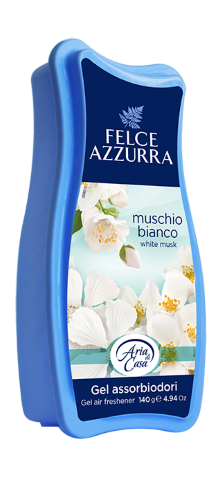 Osvěžovač vzduchu - gel- Felce Azzurra - Bílé Pižmo, 140g