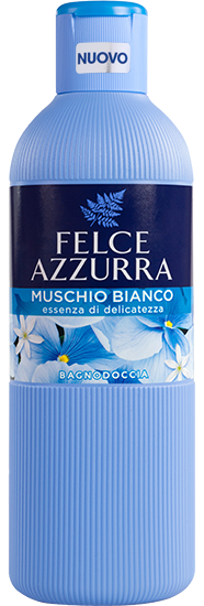 Tělový mycí gel Felce Azzurra - Bílé pižmo, 650ml