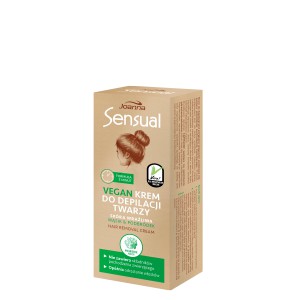SENSUAL - VEGAN - Depilační krém na Obličej - Mořské řasy, 20g