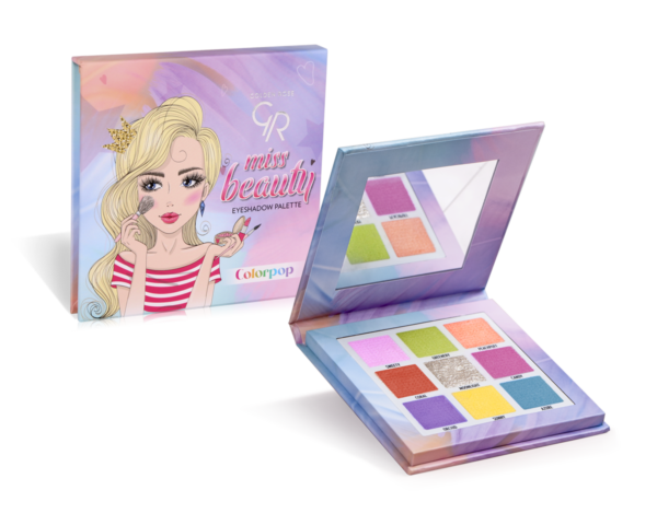 Paletka očních stínů Miss Beauty Color Pop, 9x1,3g