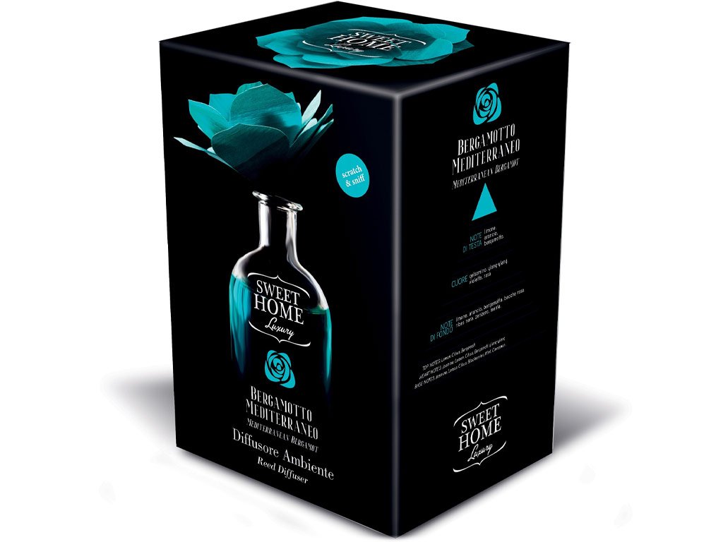 SWEET HOME Parfémovaný difuzér Středomořský bergamot, 250 ml