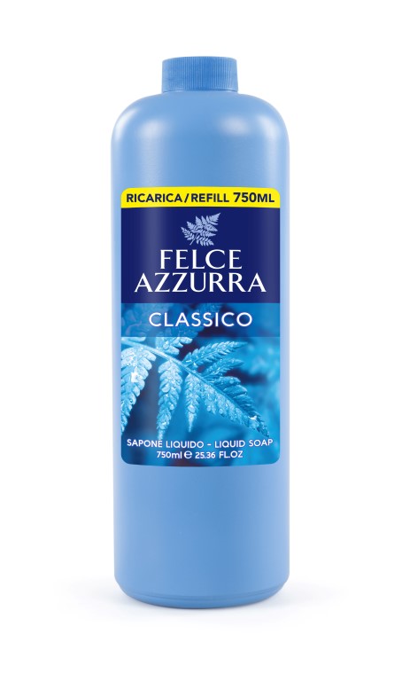 Tekuté mýdlo Felce Azzurra - Klasik, 750ml (náhr.náplň)